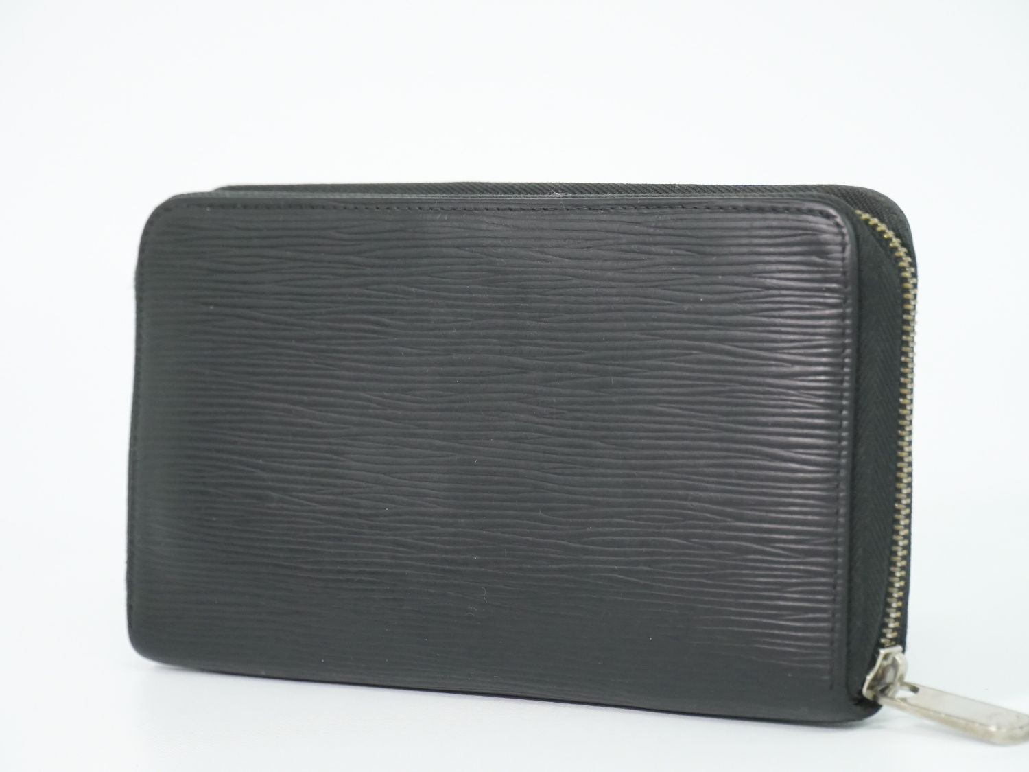 Louis Vuitton LV Zippy Organizer Epi Leather Wallet Noir Black — view 2