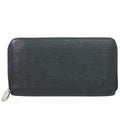 Louis Vuitton LV Zippy Organizer Epi Leather Wallet Noir Black
