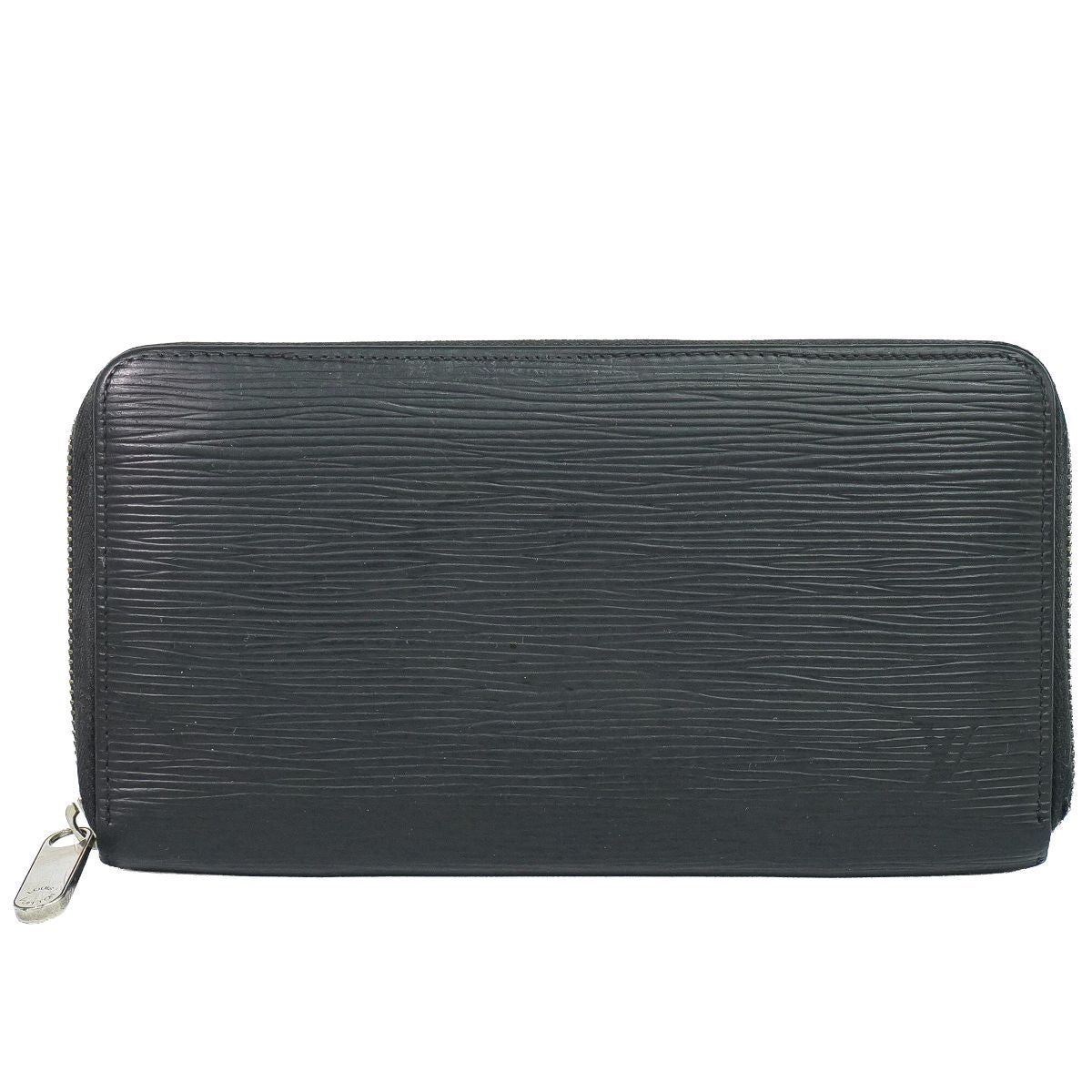 Louis Vuitton LV Zippy Organizer Epi Leather Wallet Noir Black