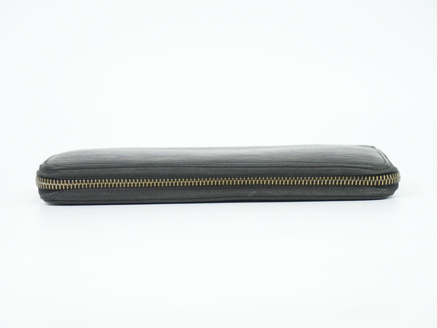 Louis Vuitton LV Zippy Organizer Epi Leather Wallet Noir Black — view 5