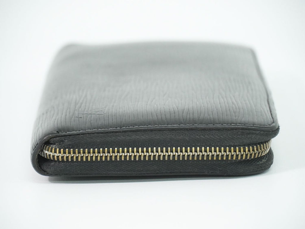 Louis Vuitton LV Zippy Organizer Epi Leather Wallet Noir Black — view 4