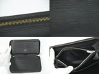 Louis Vuitton LV Zippy Organizer Epi Leather Wallet Noir Black — view 8