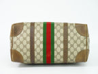 Gucci Vintage Sherry Line GG Supreme Mini Boston Bag Beige Brown Shelly — view 3