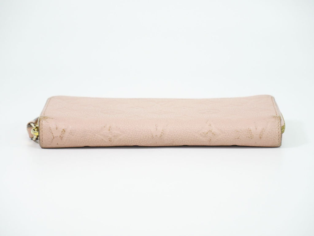 Louis Vuitton LV Zippy Wallet Monogram Empreinte Leather Rose Velours — view 3