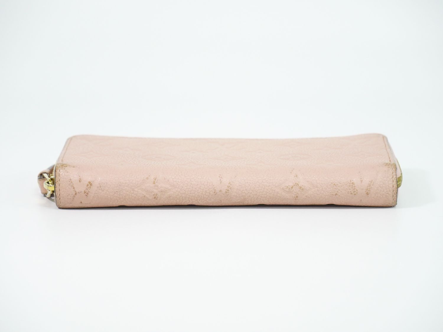Louis Vuitton LV Zippy Wallet Monogram Empreinte Leather Rose Velours — view 3