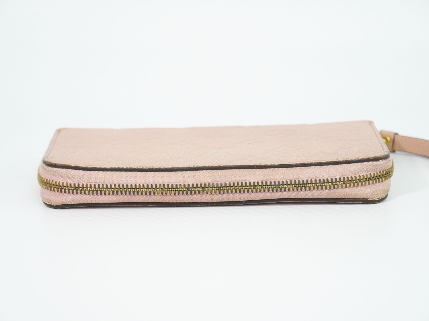 Louis Vuitton LV Zippy Wallet Monogram Empreinte Leather Rose Velours — view 5