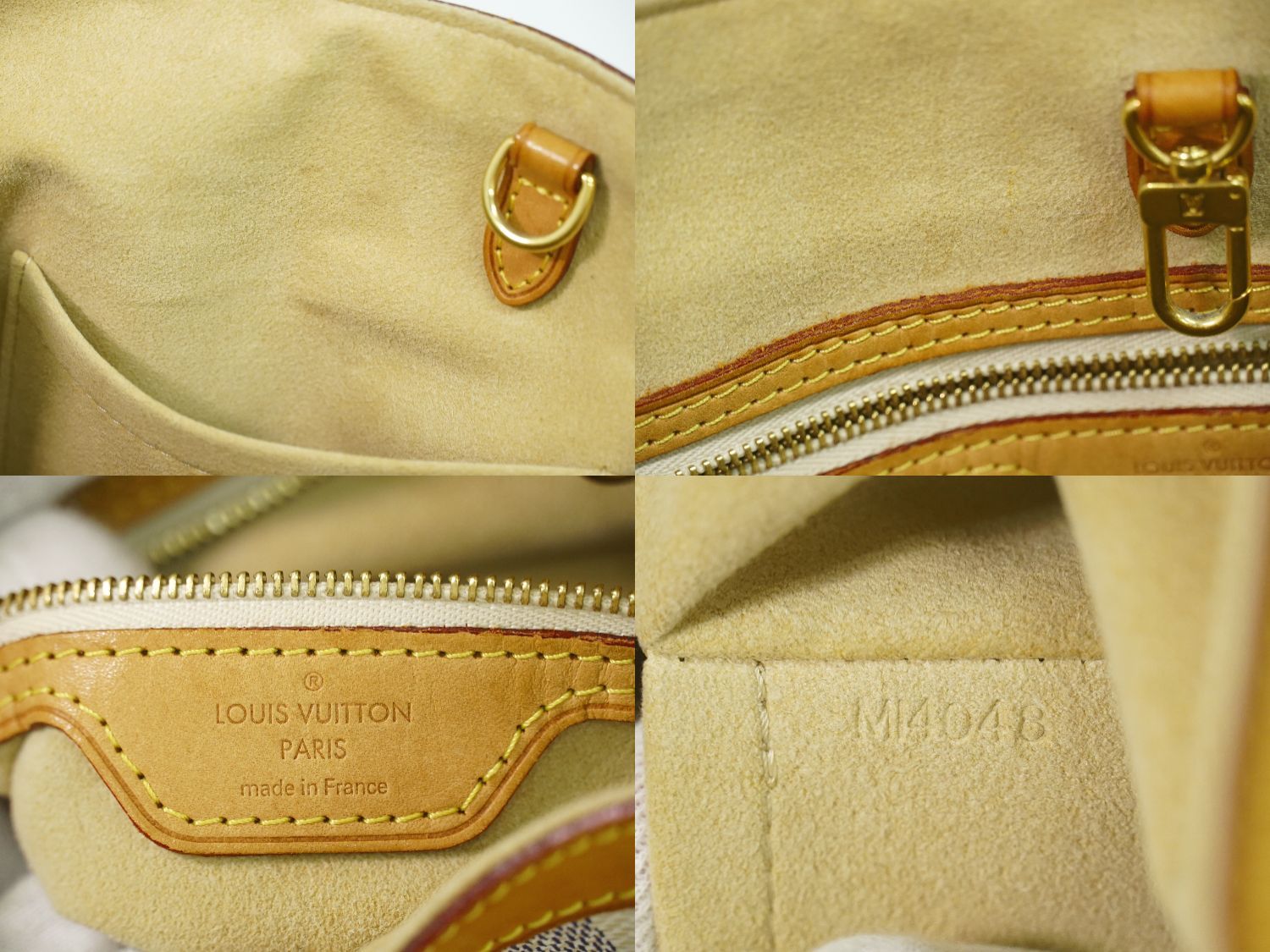 Louis Vuitton LV Hampstead PM Damier Azur Tote White — view 9