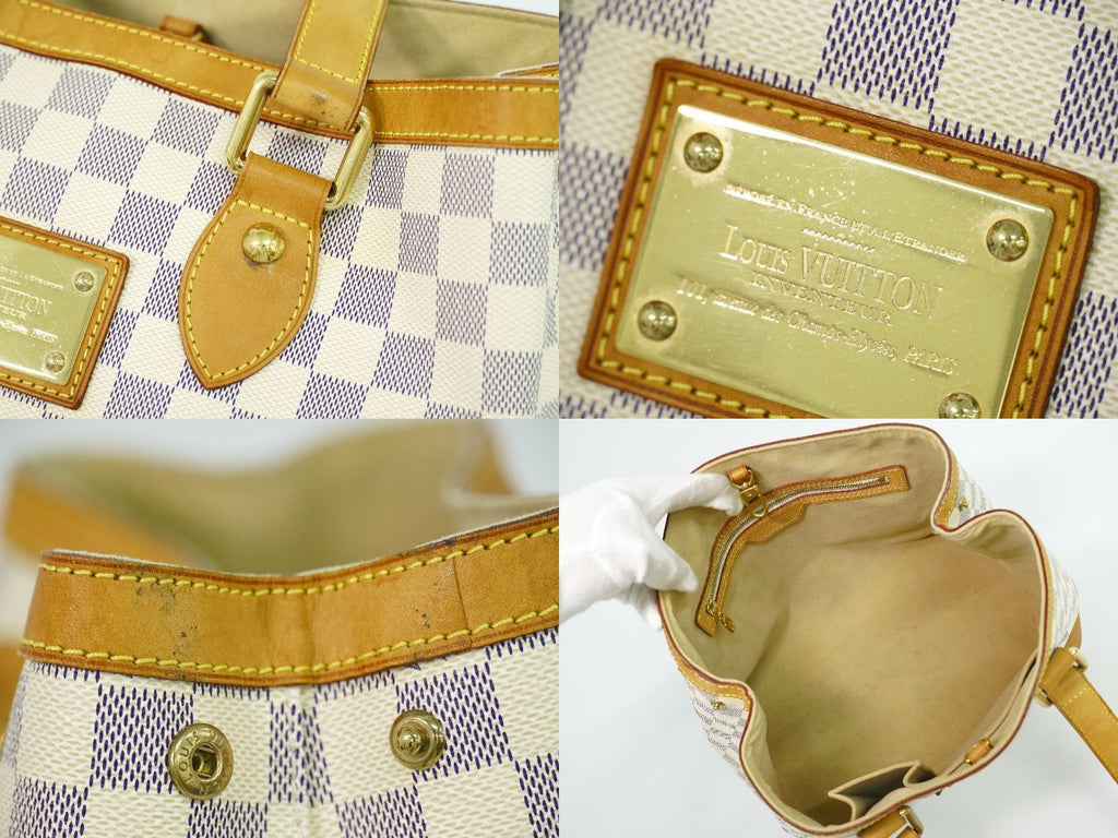 Louis Vuitton LV Hampstead PM Damier Azur Tote White — view 7