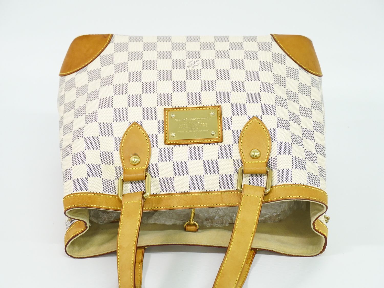 Louis Vuitton LV Hampstead PM Damier Azur Tote White — view 5