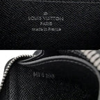 Louis Vuitton Zippy Coin Purse Doise Black Silver — view 7