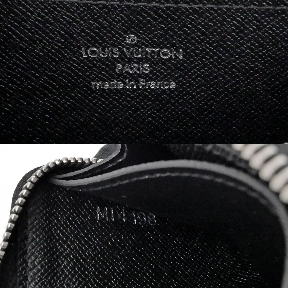 Louis Vuitton Zippy Coin Purse Doise Black Silver — view 7