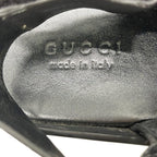 Gucci Sandals Ivory Black Red Leather — view 5