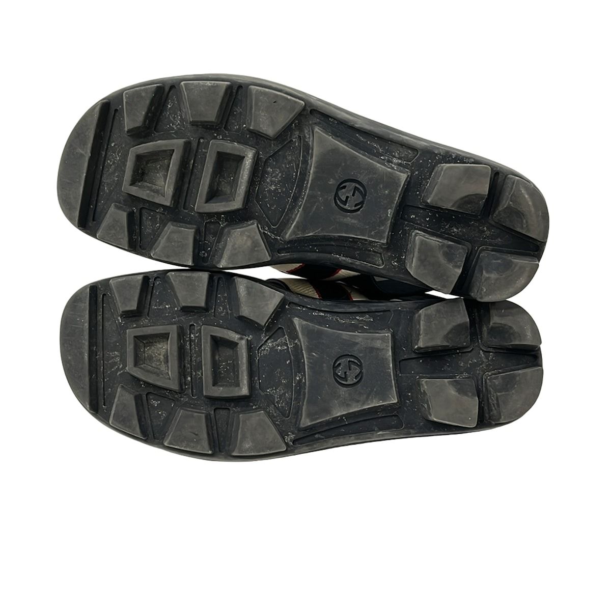 Gucci Sandals Ivory Black Red Leather — view 4