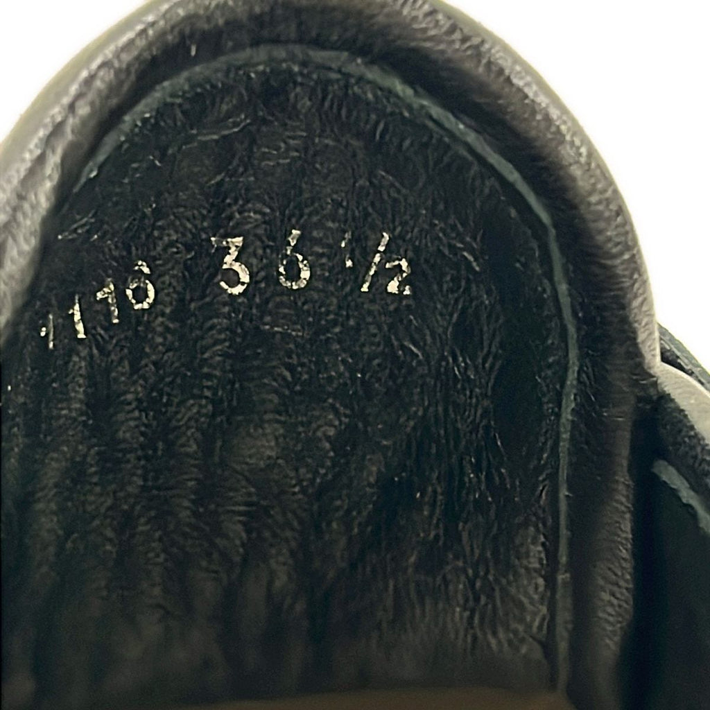Dior Shoes 36.5 Silver Black Braided Espadrilles Leather — view 6