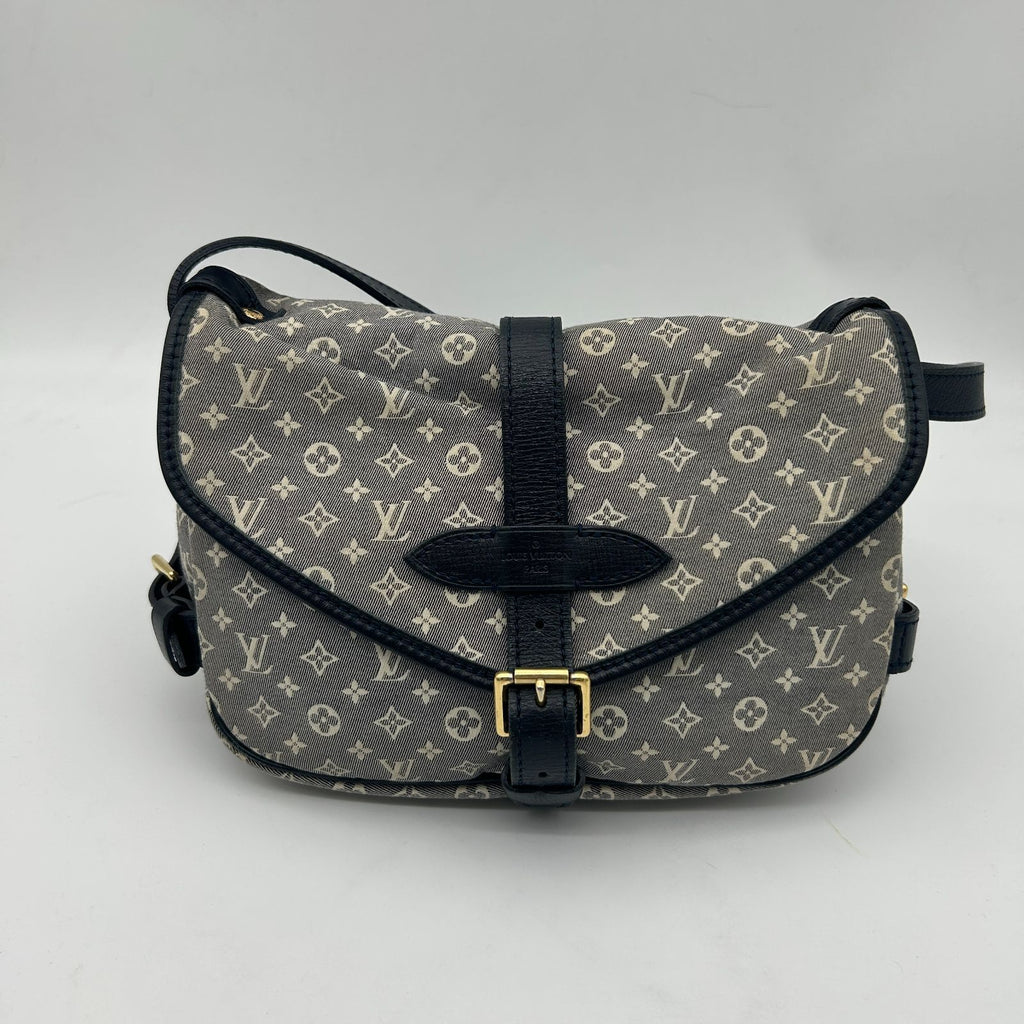 Louis Vuitton Monogram Idylle Saumur PM Shoulder Bag Crossbody Canvas Leather