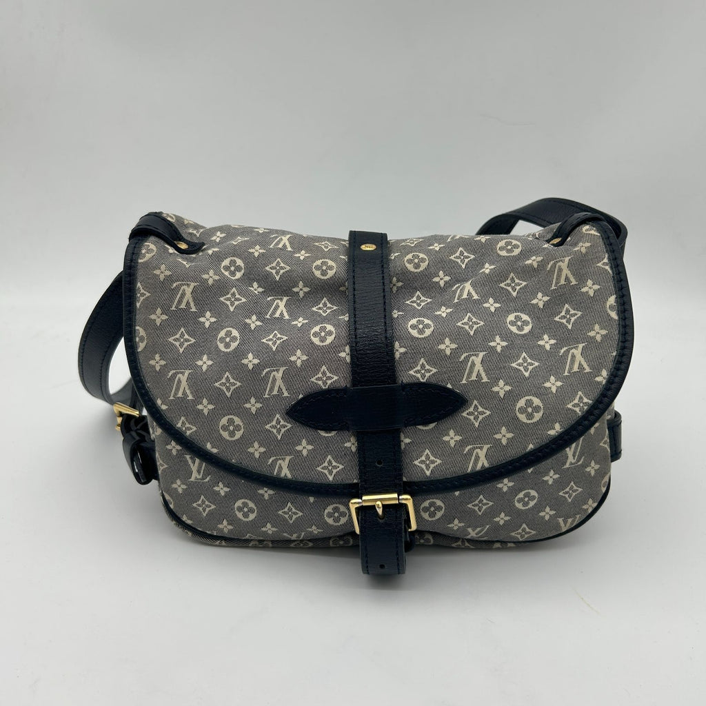 Louis Vuitton Monogram Idylle Saumur PM Shoulder Bag Crossbody Canvas Leather — view 3