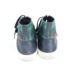 Louis Vuitton Check Tattoo Line 10 Leather High Cut Sneakers Lace Up Shoes — view 4