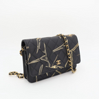 Chanel Quilted Chain Wallet Lambskin Shoulder