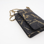 Chanel Quilted Chain Wallet Lambskin Shoulder — view 3