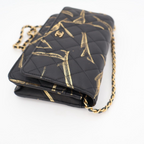 Chanel Quilted Chain Wallet Lambskin Shoulder — view 4