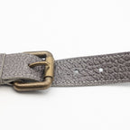 Louis Vuitton Shoulder Strap Leather Gray — view 2