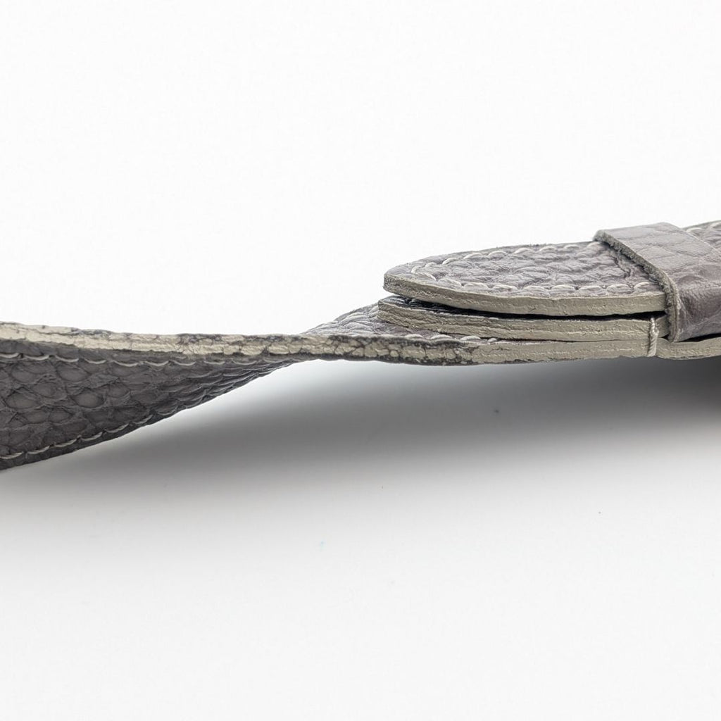 Louis Vuitton Shoulder Strap Leather Gray — view 4