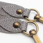 Louis Vuitton Shoulder Strap Leather Gray — view 6