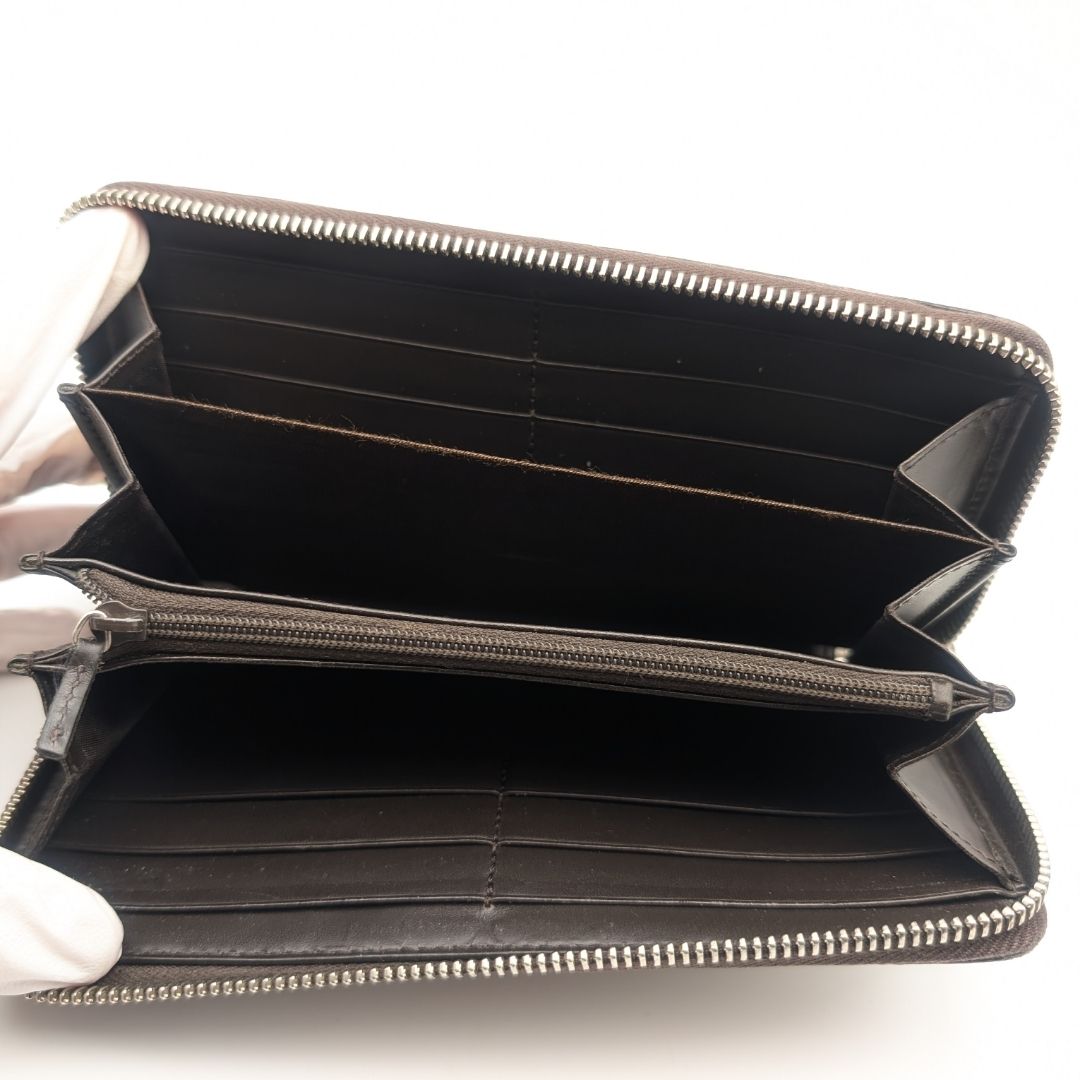 Gucci GG Supreme Sherry Line Bi Zip Around Wallet — view 7