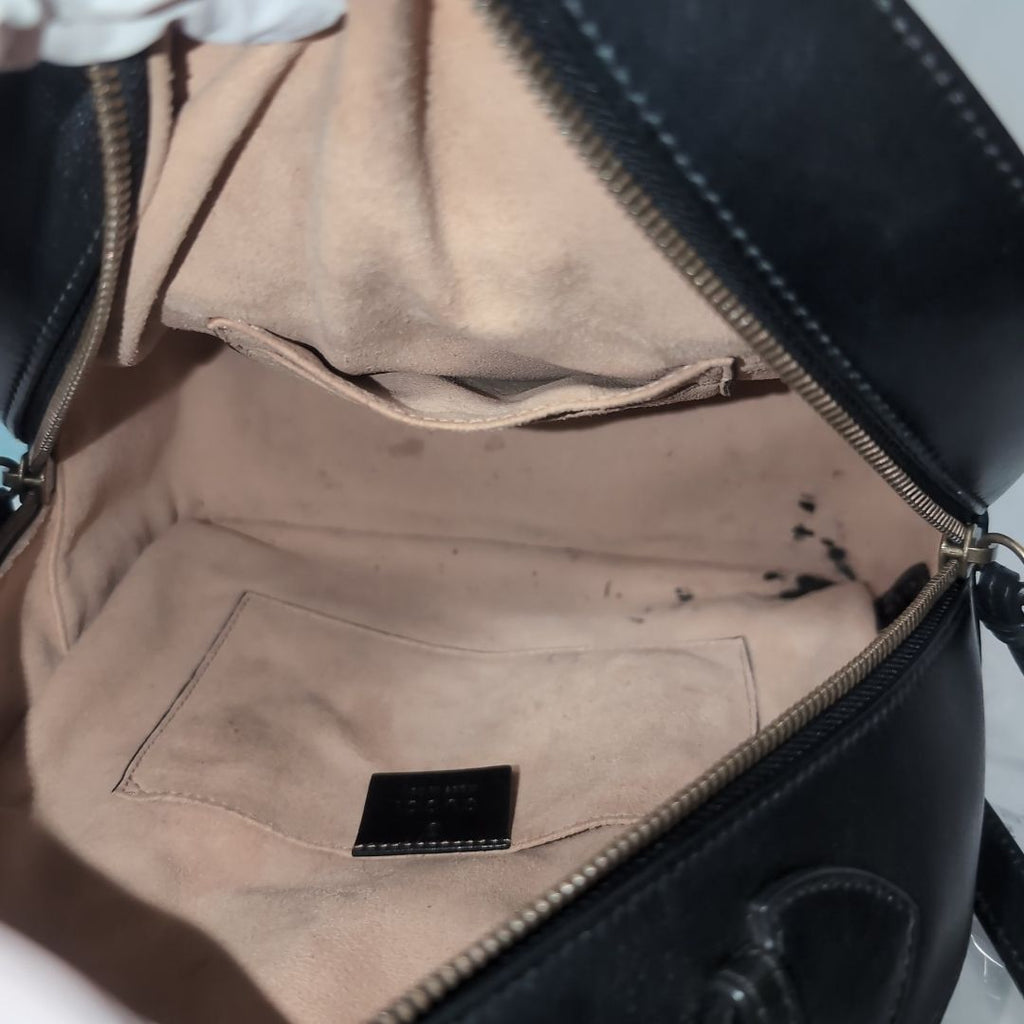 Gucci Appearance GG Marmont Leather Quilted Black Backpack — view 9