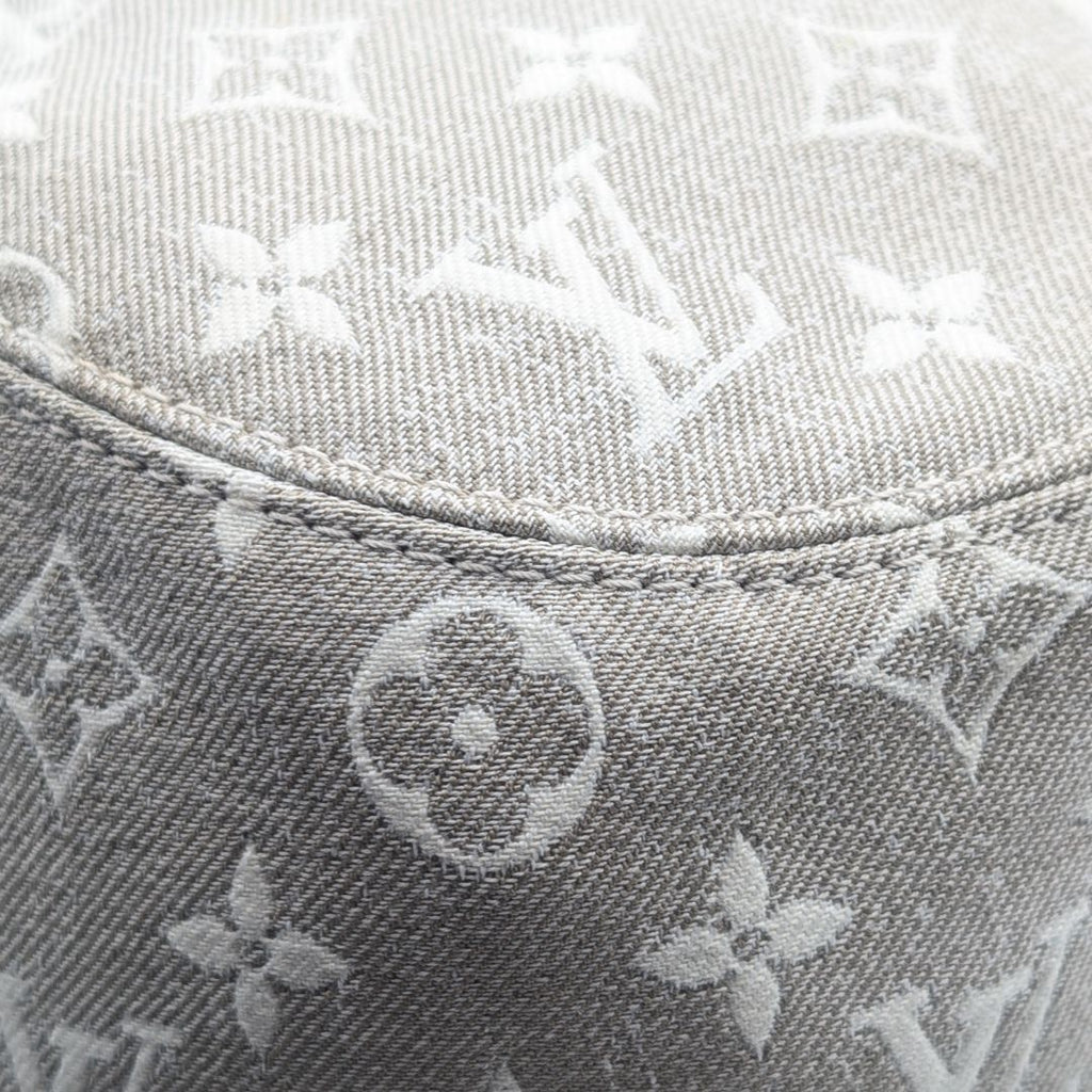 Louis Vuitton Monogram Jacquard Cotton Bucket Hat Gray Medium — view 5