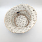 Louis Vuitton Monogram Jacquard Cotton Bucket Hat Gray Medium — view 8