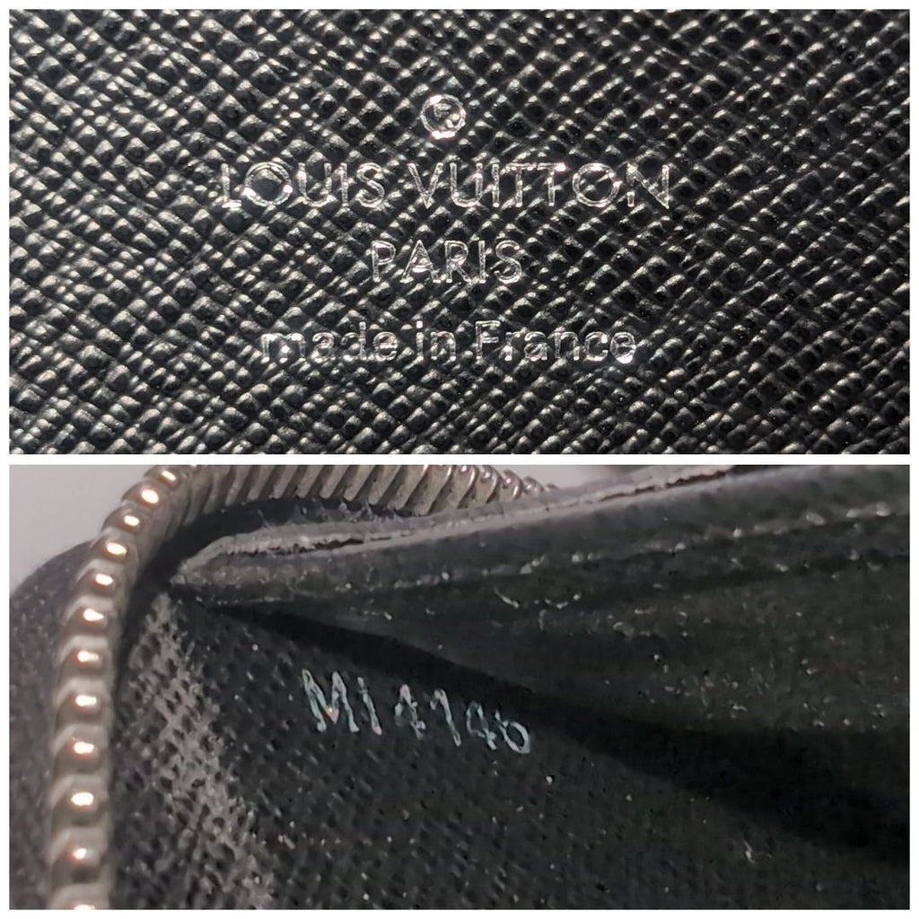 Louis Vuitton Zippy Wallet Epi Denim Zip Around Blue Leather — view 9