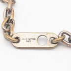 Louis Vuitton Collier LV Initial LV Logo Necklace Silver Blue — view 7