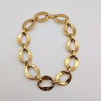 Chanel Gold Chain Choker Necklace Vintage — view 4