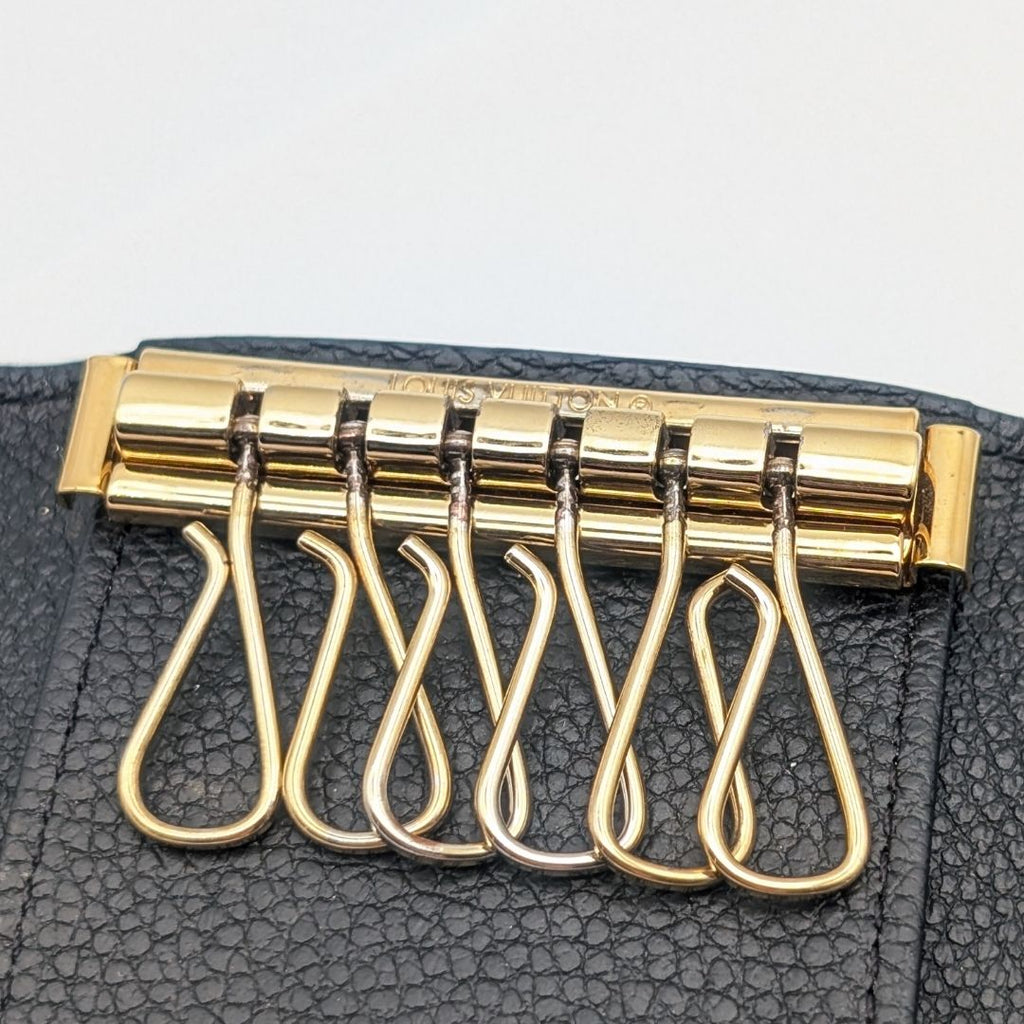 Louis Vuitton Multicles 6 Noir Black Monogram Empreinte Leather Key Holder — view 7