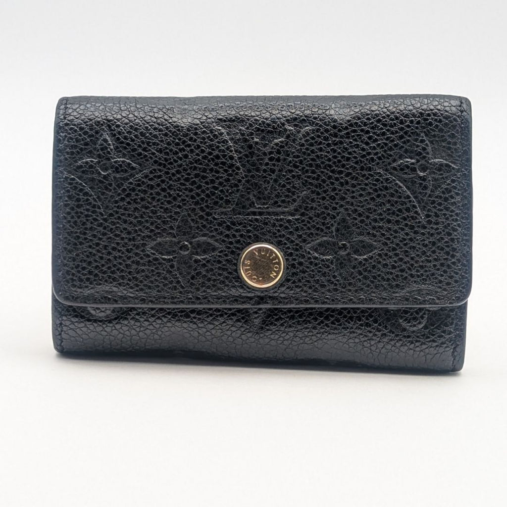 Louis Vuitton Multicles 6 Noir Black Monogram Empreinte Leather Key Holder