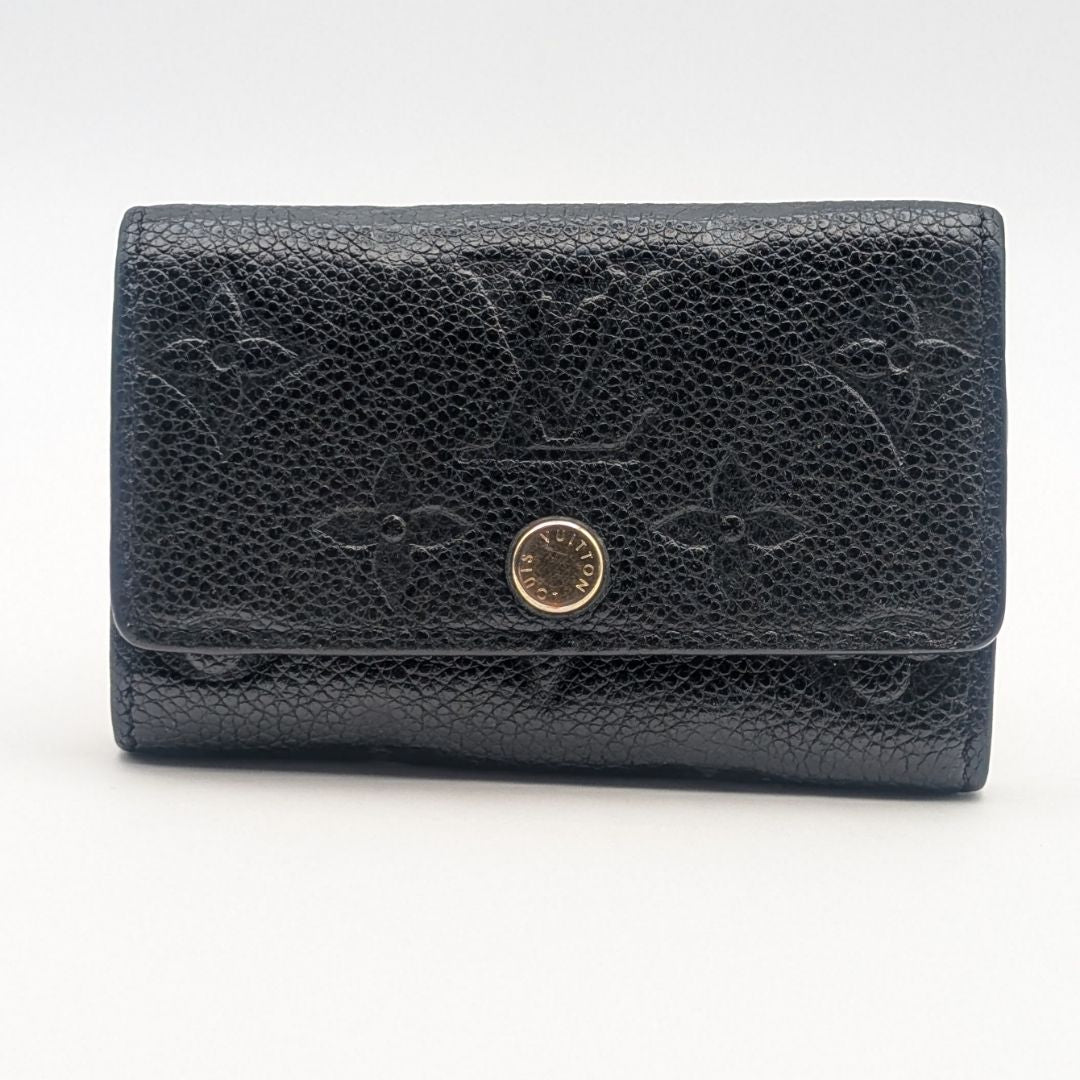 Louis Vuitton Multicles 6 Noir Black Monogram Empreinte Leather Key Holder