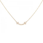Tiffany & Co T Smile Mini Necklace