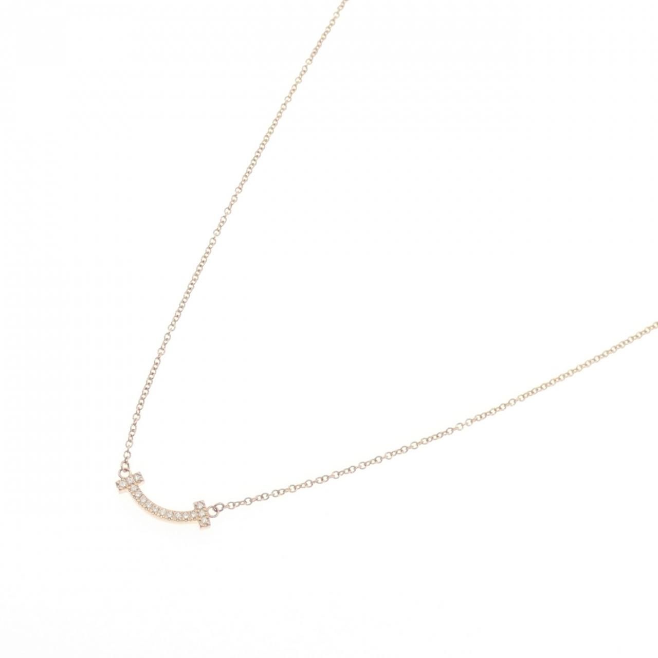 Tiffany & Co T Smile Mini Necklace — view 2