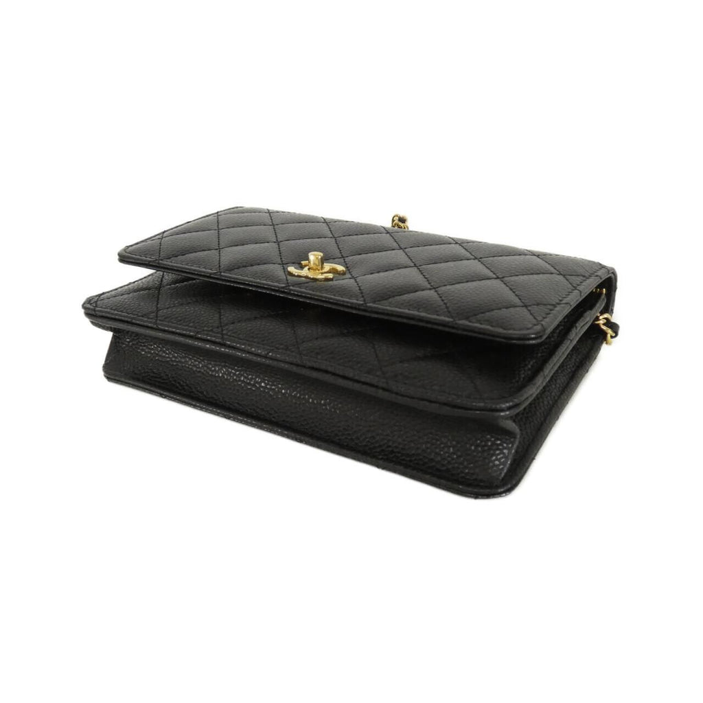 Chanel Chain Shoulder Bag Black — view 3