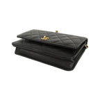 Chanel Chain Shoulder Bag Black — view 3