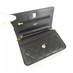 Chanel Chain Shoulder Bag Black — view 8