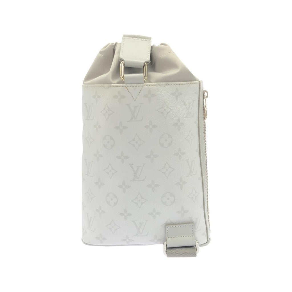 Louis Vuitton White Monogram Logo Chalk Sling — view 2