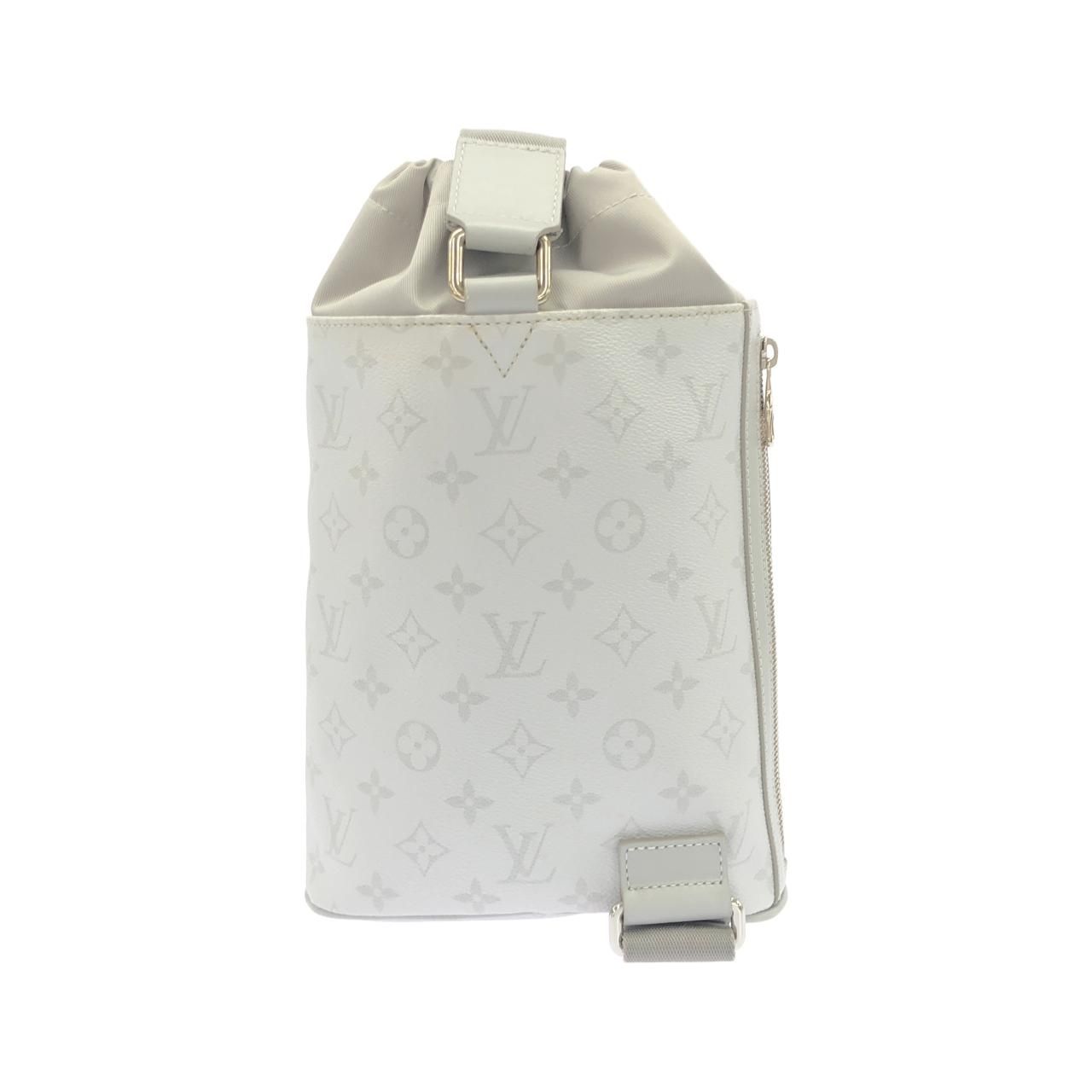 Louis Vuitton White Monogram Logo Chalk Sling — view 2