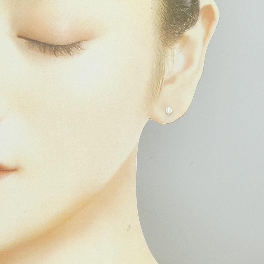 Tiffany & Co Solitaire Earrings — view 4