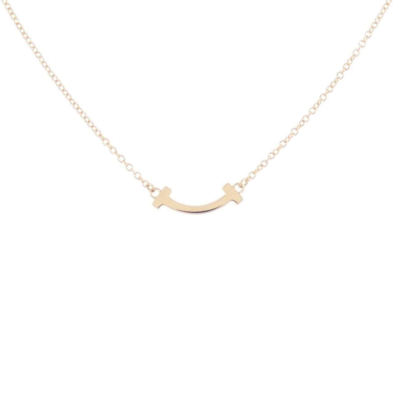 Tiffany & Co T Smile Mini Necklace