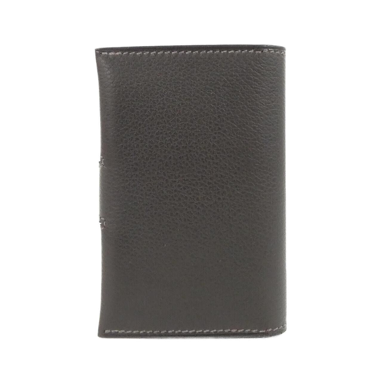 Hermes Card Case Card Holders Brown — view 2