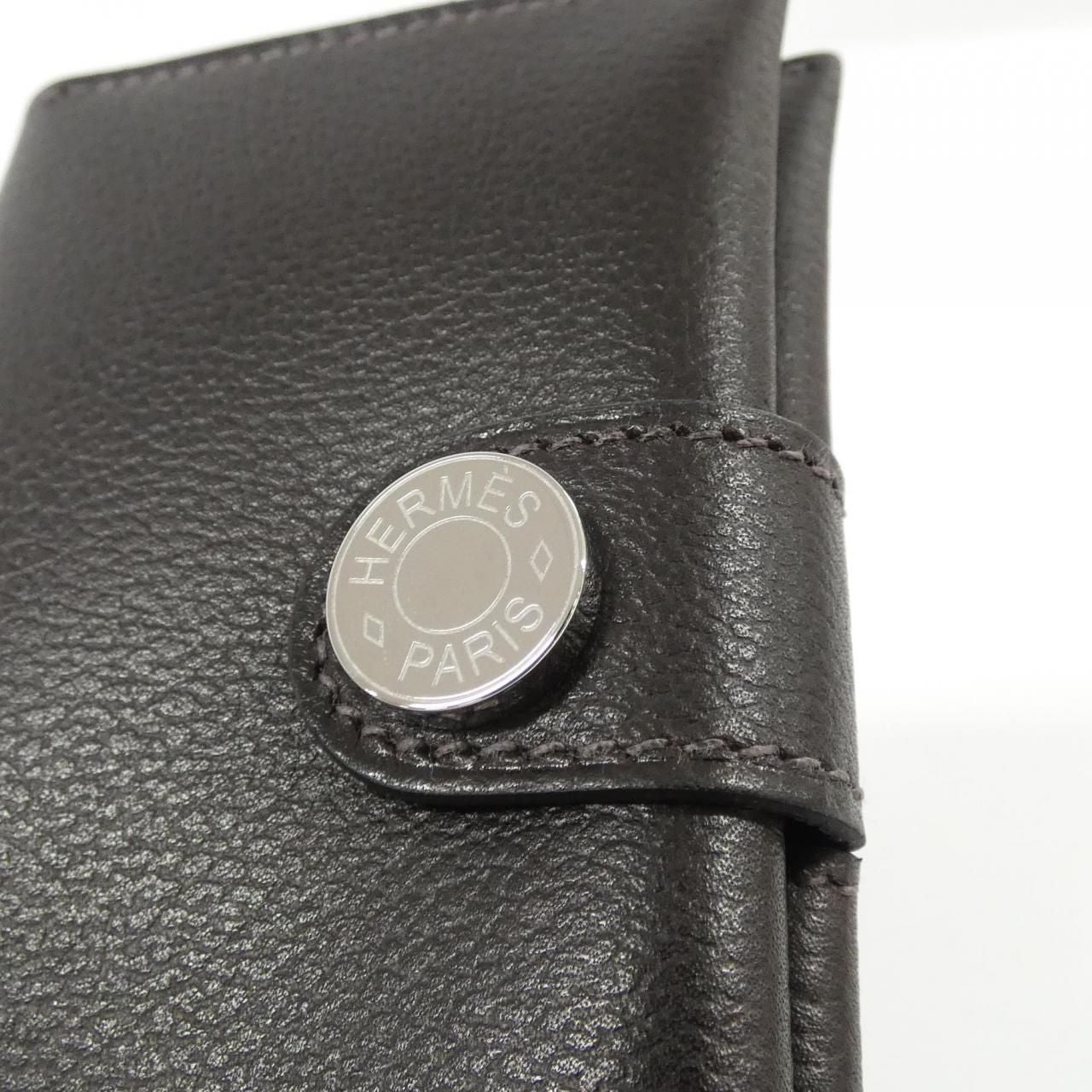Hermes Card Case Card Holders Brown — view 3