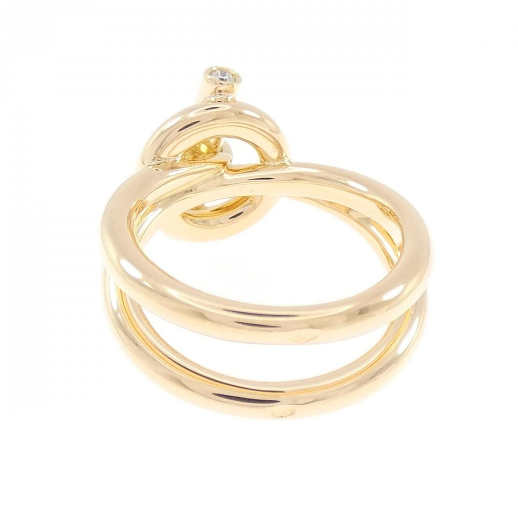 Hermes Diamond Ring Gold — view 3