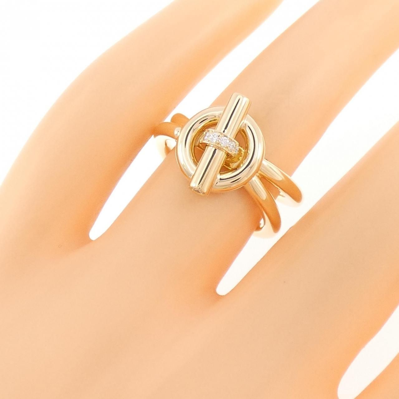Hermes Diamond Ring Gold — view 5
